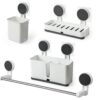 4-in-1 Wall-Mounted Bathroom Organizer Set
