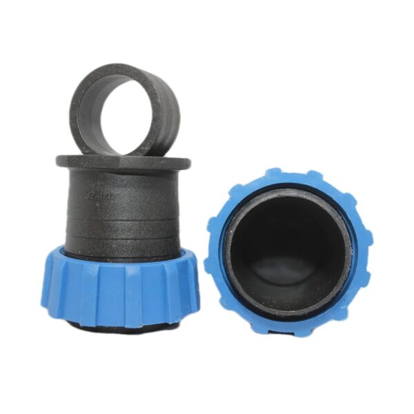 40mm Rain Pipe Connector and End Cap,40MM Rain Pipe Endcap Fittings Irrigation Accessory (Pack of - 5)