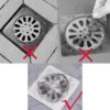 5 PCS Peel & Stick Drain Mesh Stickers – Disposable Sink & Bathroom Drain Filter, Adhesive Hair Catcher Drain Cover, Kitchen Sink Mesh Sticker