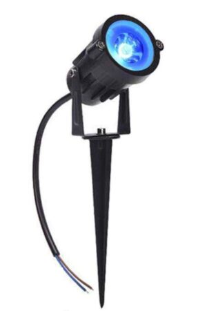 5W / 6W LED Outdoor Garden Spot and Spike Waterproof 5W / 6W LED Outdoor Garden Spot and Spike Waterproof IP65 Light, Aluminium Body (Blue)
