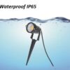 5W / 6W LED Outdoor Garden Spot and Spike Waterproof IP65 Light, Aluminium Body (Blue)