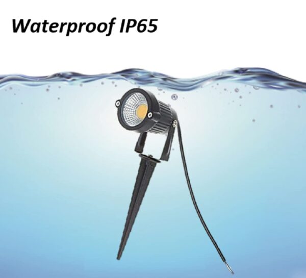 5W / 6W LED Outdoor Garden Spot and Spike Waterproof IP65 Light, Aluminium Body (Blue)