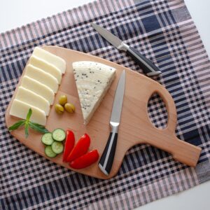 6 Pieces Professional Kitchen Knife Set for Non-Slip Handle Kitchen Black with Sharp Manual Sharpening for Chef Cooking Cutting Knife Bread Slicing Knife Set- Silver