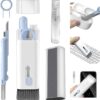 7 in 1 Electronic Cleaner kit Cleaning Kit for Monitor Keyboard MacBook iPad iPhone iPod, Screen Dust Brush Including Soft Sweep, Swipe Cleaner Pen, Key Puller and Spray Bottle