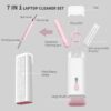 7 in 1 Electronic Cleaner kit Cleaning Kit for Monitor Keyboard MacBook iPad iPhone iPod, Screen Dust Brush Including Soft Sweep, Swipe Cleaner Pen, Key Puller and Spray Bottle
