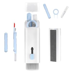 7 in 1 Multi-Function Laptop Cleaning Brush/Keyboard Cleaning kit/Gadget Cleaning kit Gap Duster Key-Cap Puller for Laptop,Monitor,Keyboard and Earphones with Spray Bottle