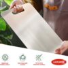 AADHIK Large Size Chopping Board Stainless Steel Metal Cutting Kitchen,Heavy AADHIK Large Size Chopping Board Stainless Steel Metal Cutting Kitchen,Heavy Duty Choping-Board Vegetable,Fruit Cutter, Meats Vegetable Chopper Boards,Safe Durable -36 cm*25 cm