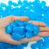 AARKRI SALES Glow in The Dark Rocks 100PCS Luminous Pebbles AARKRI SALES Glow in The Dark Rocks 100PCS Luminous Pebbles Glow Stones Outdoor Decor, Glowing Rocks for Garden Pond Path Lawn Yard, Glow Rocks Powered by Light or Solar (multicolour)