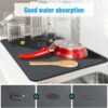 AERYS 30 x 50 cm Dish Dry Mat | Microfiber Home Drying Mat | Reversible Mat | Kitchen Absorbent Mat for Kitchen, Home, Office and Laundry | (1, 30 x 50 cm)