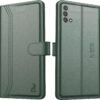 AIBEX ® Compatible for OnePlus Nord CE 5G Flip Cover AIBEX ® Compatible for OnePlus Nord CE 5G Flip Cover Leather Finish | Inside TPU with Card Pockets | Wallet Stand | Complete Protection Flip Case - Green