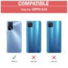 AIBEX ® Compatible for Oppo A53s 5G / Oppo A16 Flip Cover Leather Finish | Inside TPU with Card Pockets | Wallet Stand | Complete Protection Flip Case - Black