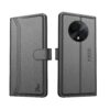 AIBEX ® Compatible for Oppo F27 Pro+ 5G Flip Cover Leather Finish with Magnatic Closure | Inside TPU with Card Pockets | Wallet Stand | Complete Protection Flip Case -Black