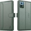 AIBEX ® Compatible for Oppo Reno 7 Pro 5G Flip Cover Leather Finish | Inside TPU with Card Pockets | Wallet Stand | Complete Protection Flip Case - Green