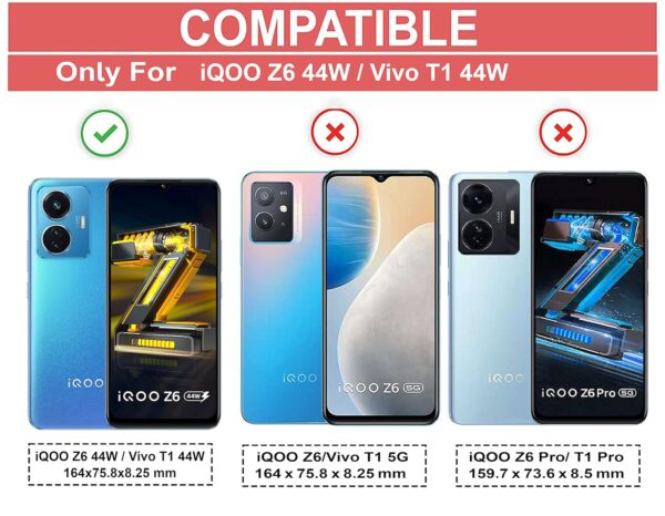 AIBEX ® Compatible for Vivo T1 44W / Vivo T1 4G Flip Cover Leather Finish | Inside TPU with Card Pockets | Wallet Stand | Complete Protection Flip Case - Brown