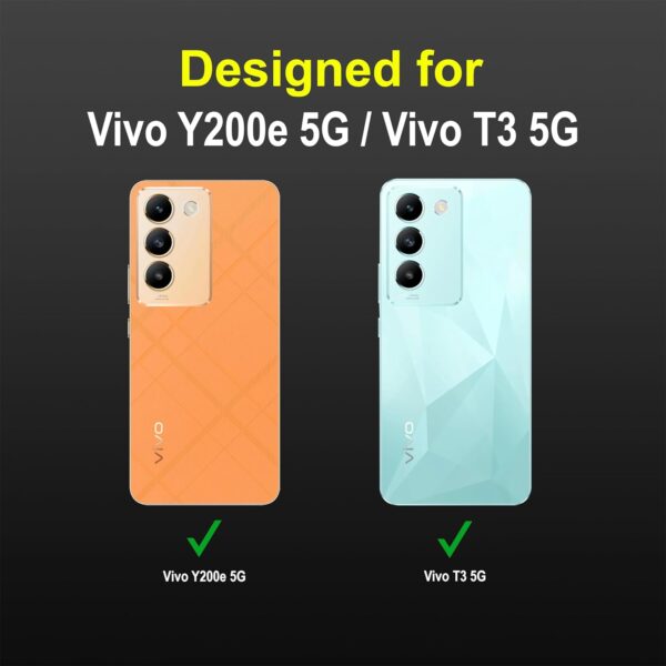 AIBEX ® Compatible for Vivo T3 5G / Vivo Y200e 5G Flip Cover Leather Finish with Magnatic Closure | Inside TPU with Card Pockets | Wallet Stand | Complete Protection Flip Case -Blue