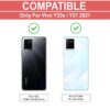 AIBEX ® Compatible for Vivo Y33S / Vivo Y21s / Vivo Y21 (2021) / Vivo Y21e Flip Cover Leather Finish | Inside TPU with Card Pockets | Wallet Stand | Complete Protection Flip Case - Black