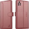 AIBEX ® Poco M4 Pro 4G Flip Cover Leather Finish | Inside TPU with Card Pockets | Wallet Stand | Complete Protection Flip Case Brown