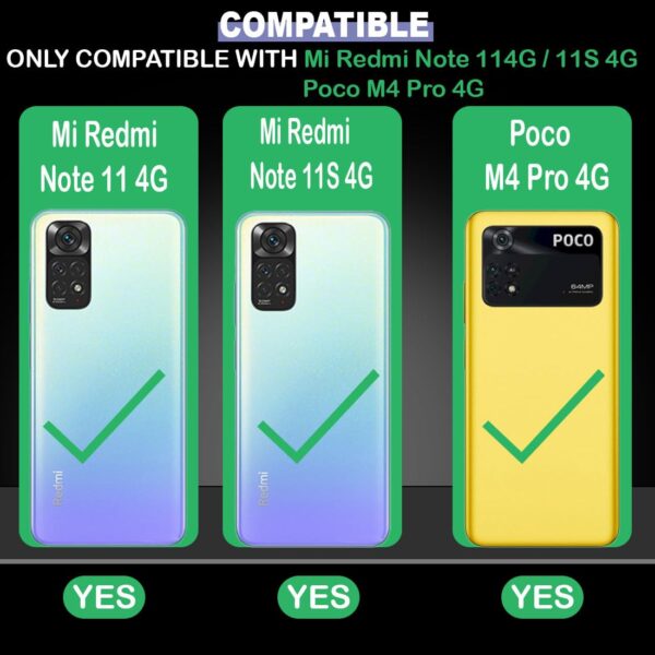 AIBEX ® Poco M4 Pro 4G Flip Cover Leather Finish | Inside TPU with Card Pockets | Wallet Stand | Complete Protection Flip Case Brown