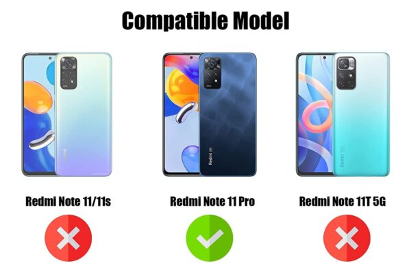 AIBEX ® Redmi Note 11 Pro/Redmi Note 11 Pro Plus 5G Flip Cover Leather Finish | Inside TPU with Card Pockets | Wallet Stand | Complete Protection Flip Case Brown