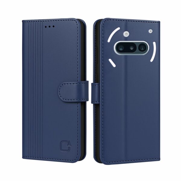 AIBEX ® Shock Proof Flip Compatible for Nothing Phone (3a) 5G Flip Cover Leather Finish | Inside TPU with Card Pockets | Wallet Stand | Complete Protection Flip Case