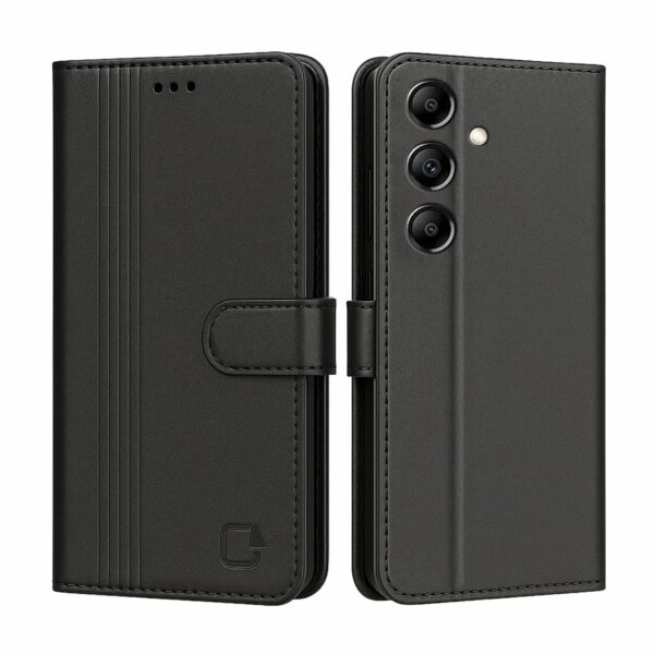 AIBEX ® Shock Proof Flip Compatible for Samsung A14 5G Flip Cover Leather Finish | Inside TPU with Card Pockets | Wallet Stand | Complete Protection Flip Case