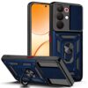 AIBEX® Back Cover Compatible for Realme Narzo 90X 5G / AIBEX® Back Cover Compatible for Realme Narzo 90X 5G / Realme C85 5G / Realme 15X 5G | D10 Tough Armor Case | Sliding Camera Shield | 360° Protection | Kickstand Ring Holder | Military-Grade Bumper