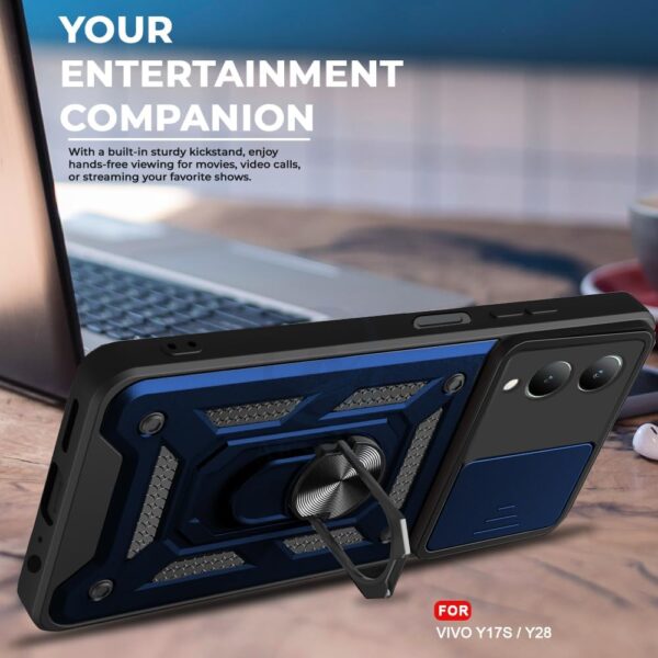 AIBEX®-Back-Cover-for-Vivo-Y28-5G-Vivo-Y17s-4G-D10-Tough-Armor-Case-Sliding-Camera-Shield-360°-Protection-Kickstand-Ring-Holder-Military-Grade-Shockproof-Bumper-Case.jpg AIBEX® Back Cover for Vivo Y28 5G / Vivo Y17s 4G | D10 Tough Armor Case | Sliding Camera Shield | 360° Protection | Kickstand Ring Holder | Military-Grade Shockproof Bumper Case