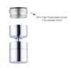 ALTON ALD760, ABS Dual Flow Aerator with Adjustable Joint | kitchen Tap extender | 360 Degree Rotation | Water Saving Aerator | Fits F22 and M24 mm taps