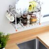 AMOL® Premium Stainless Steel Dish Rack | Kitchen Stand | Utensil Stand for Kitchen | Kitchen Rack | Kitchen Organizer Rack