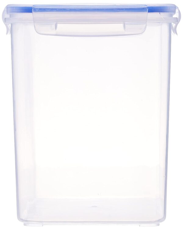 ARISTO Lock & Fresh 304 Plastic Storage Container For Storing grains, pulses, rice, wheat etc - 4400 ML, Transparent Clear, large (LOCK&FRESH304) (22 x 15.5 x 19cm)