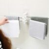 ARRAY Platinum 4 Bar Stainless Steel Folding Towel Hanging Holder Shelf Rack Organizer Portable Stand Long with Chrome Finish for Bathroom Kitchen with Hanger