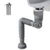 Adjustable Anti-Odor Sink Drain Pipe Kit for Bathroom & Kitchen Adjustable Anti-Odor Sink Drain Pipe Kit for Bathroom & Kitchen | Flexible Leak-Proof Waste Pipe with Deodorizing Trap, Fast Drainage Hose, Universal Fit & Easy DIY Installation