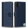 Amazon Basics Flip Cover for CMF by Nothing Phone 1 | Leather Finish | Wallet Stand and Shock Proof | Complete Protection Flip Case (Blue)