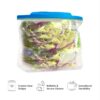 Amazon Basics - Multipurpose Zip Lock Storage Bags | 45 Count | Small | 21.3 x 18 cm | Reusable and Reclosable with Double Zipper | Material Plastic | Leak- Proof | Food Grade | Microwave Safe