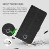 Amazon Brand-Solimo Flip Leather Mobile Cover (Soft, Flexible & Kickstand Back case) Compatible for Samsung Galaxy J7 Max (Black)