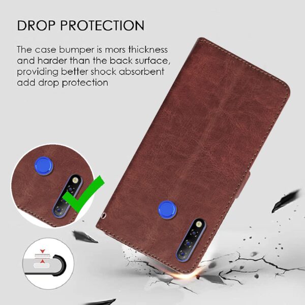 Amazon-Brand-Solimo-Flip-Leather-Mobile-Cover-Soft-Flexible-Kickstand-Back-case-Compatible-for-Tecno-Spark-4-Brown.jpg Amazon Brand-Solimo Flip Leather Mobile Cover (Soft, Flexible & Kickstand Back case) Compatible for Tecno Spark 4 (Brown)