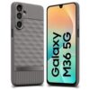 Amazon Brand-Solimo Shockproof Case for Samsung Galaxy M36 5G / F36 5G | Full Camera Protection | TPU Flexible Back Cover for Samsung Galaxy M36 5G / F36 5G (Graphite Grey)