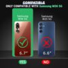 Amazon Brand-Solimo Shockproof Case for Samsung Galaxy M36 5G / F36 5G | Full Camera Protection | TPU Flexible Back Cover for Samsung Galaxy M36 5G / F36 5G (Graphite Grey)