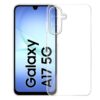 Amazon Brand - Solimo for Samsung Galaxy A17 5G Premium Transparent Soft Silicon Crystal Clear Back Cover [Transparent]