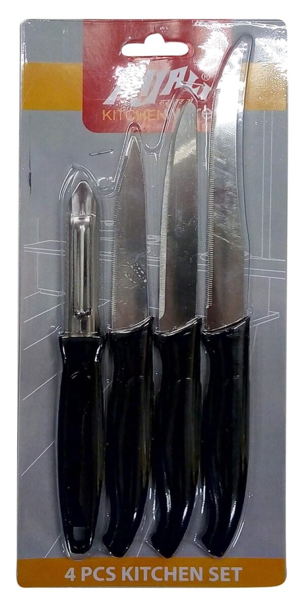 Anjali 4 Pc Knives set1 no's Blister Pk (Stainless Steel)