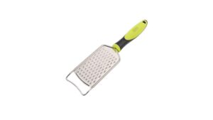 Anjali Olive Cheese Grater Large | Durable Stainless Steel Blade with Plastic Handle | Kitchen Grater for Cheese & Vegetables