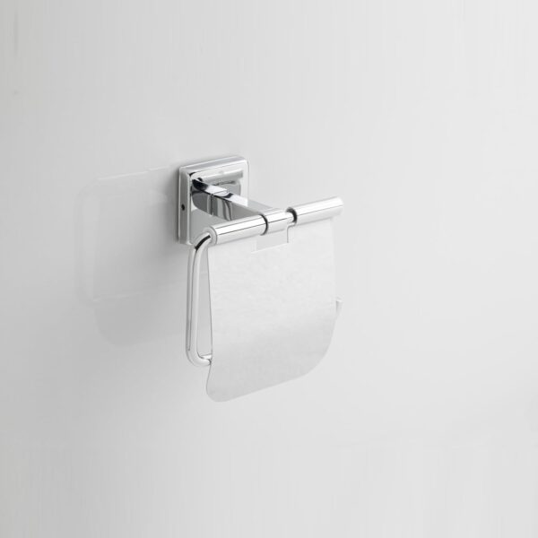 Aquarium Bath Paper Holder for Bathroom, Kitchen | Made with Stainless Steel 304 | PVD Black Matt Finish | Ideal Bathroom Accessories for Home | Astro (Chrome)