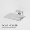 Aquarium Bath Soap Dish/Holder/Tray for Bathroom, Kitchen | Made with Stainless Steel 304 | PVD Rose Gold Finish | Ideal Bathroom Accessories for Bathroom | Astro (Chrome)