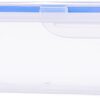 Aristo Lock & Fresh 332 Plastic Storage Container For Storing grains, pulses, rice, wheat etc- 2200 ML, Transparent Clear, large (32 x 15 x 8.5 cm)