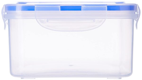 Aristo Lock & Fresh 332 Plastic Storage Container For Storing grains, pulses, rice, wheat etc- 2200 ML, Transparent Clear, large (32 x 15 x 8.5 cm)