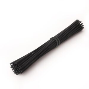 Aromahpure Black Fiber Reeds for Diffuser | 8-inch-Long Refill Reed Sticks (8" x 3mm, Black) | 25 Pieces Set of Reed Diffuser Sticks only | Ideal Aroma Sticks for Room & Home Fragrance Oil diffusers