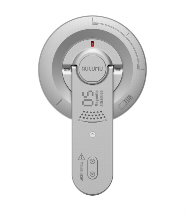Aulumu G05 Air for MagSafe Grip Stand | Rotation Angle Aulumu G05 Air for MagSafe Grip Stand | Rotation Angle Adjustment |Aluminium Alloy Ultra Light & Ultra Thin | with Box Opener- Silver
