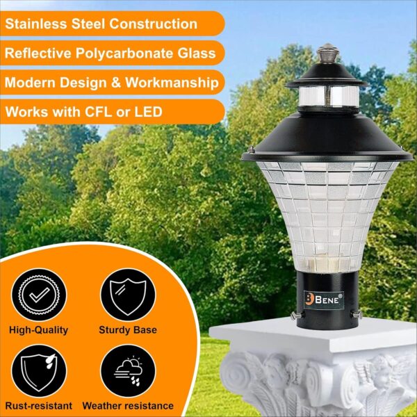 BENE-Geruit-Outdoor-Lamp-Black-18-Cms-Pack-of-24-Pcs.jpg BENE Geruit Outdoor Lamp (Black, 18 Cms, Pack of 24 Pcs)