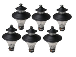 BENE ® Garden Nice Light (Black, 16 cm) - Pack of 6 Pcs.