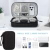 BKK Travel Organizer Pouch for Men | Gadget Organizer Bag with Cable Organiser, Charger Pouch, Tech Accessories Storage, Power Bank Case, Mobile Accessories & Travel Essentials Organizer